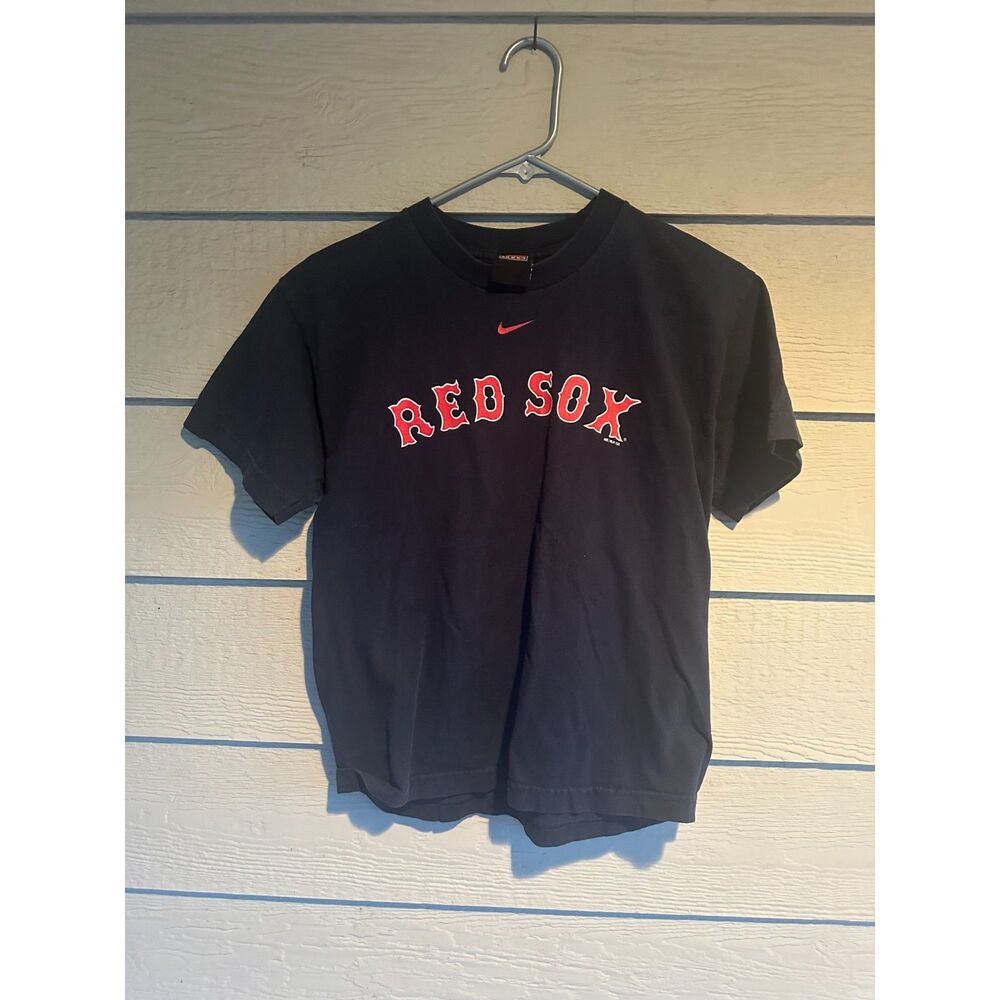 Vintage Y2K Nike Team Boston Red Sox Center Swoosh Tee Men's XS / Youth XL